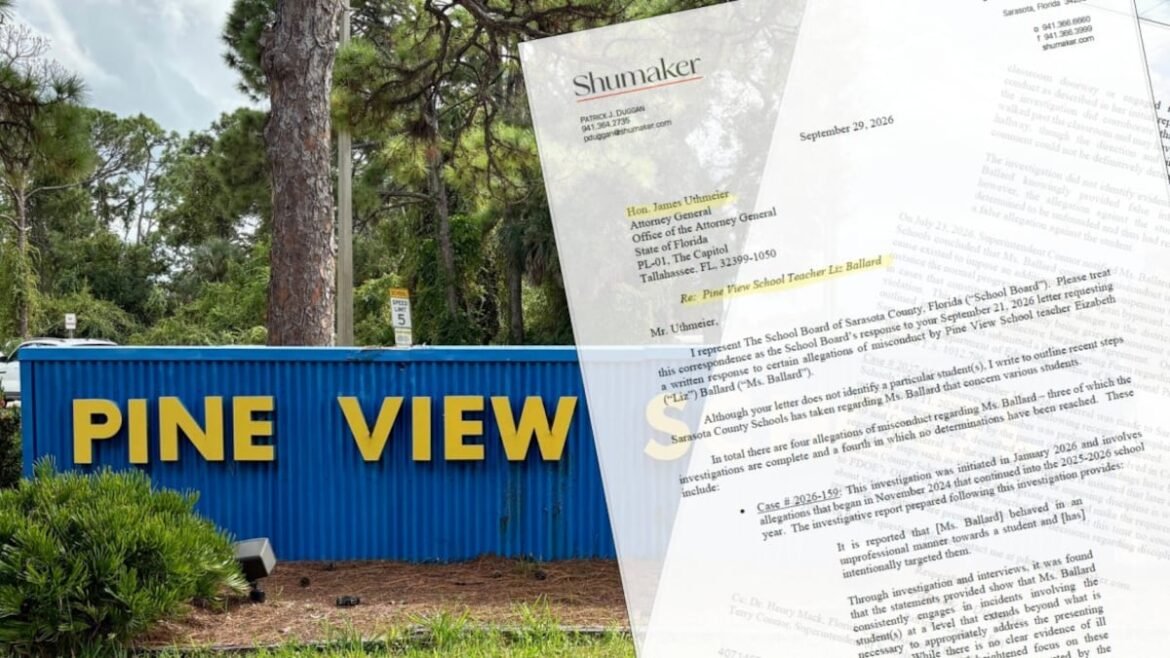 Sarasota Schools responds to Uthmeier, describes complaints against Pine View teacher