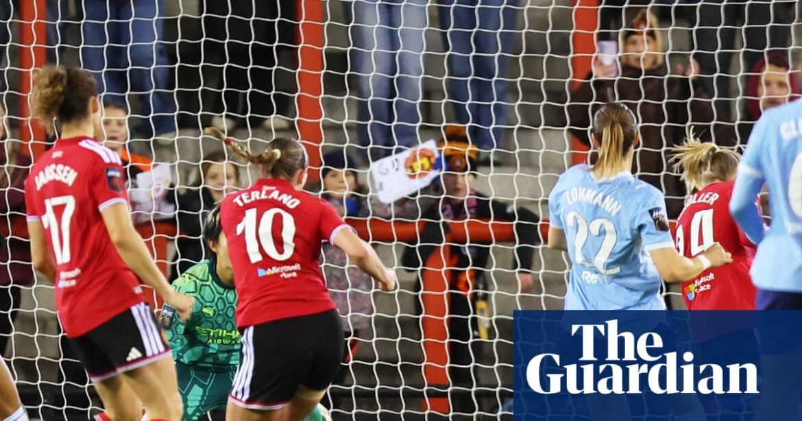 Terland strikes late as United end Manchester City’s winning start in WSL | Women's Super League
