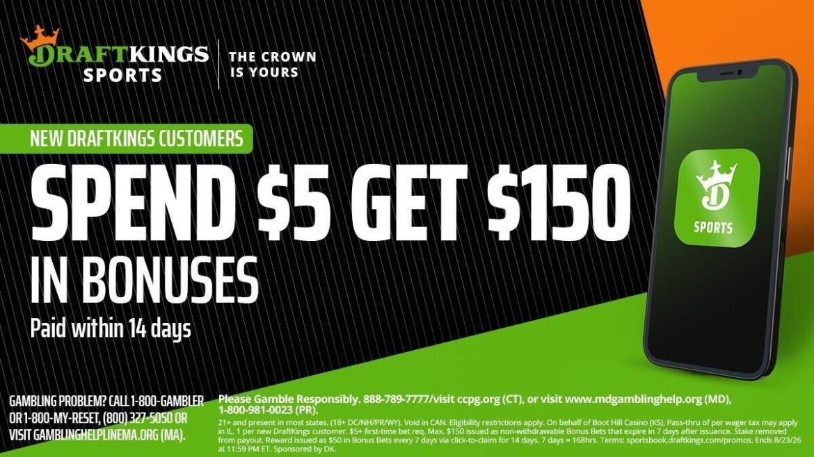 Use DraftKings promo code to get $150 bonus bets by betting Georgia-Alabama, USC-Penn State, college football