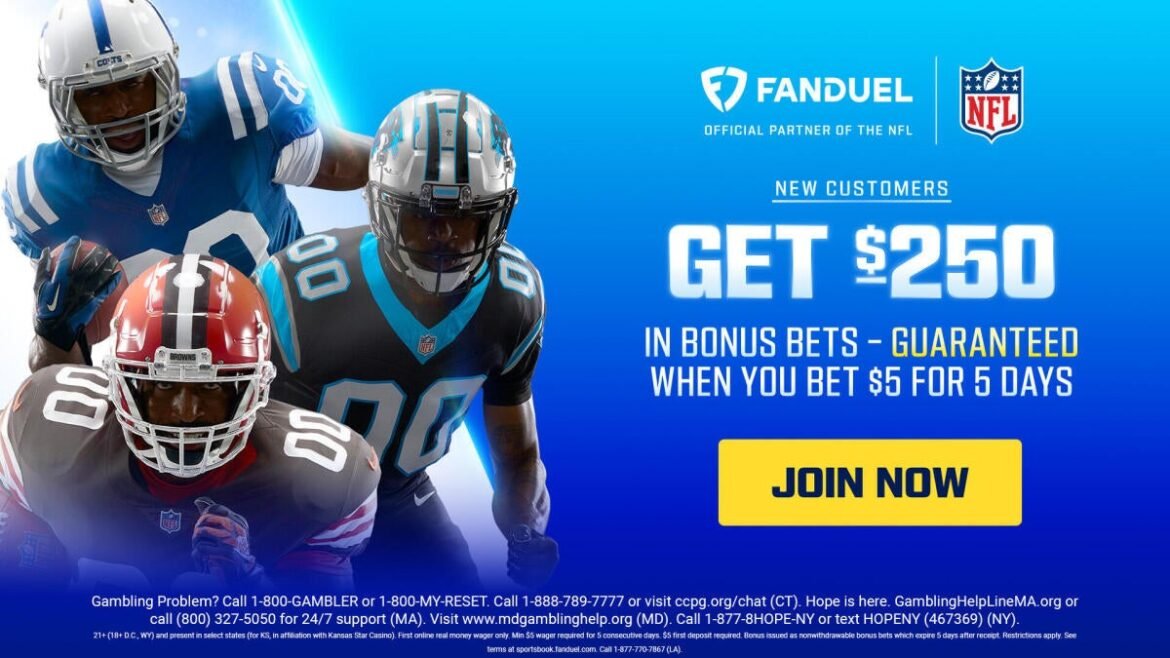 Use FanDuel promo code to get $250 in bonus bets by targeting Falcons vs. Saints, Monday Night Football