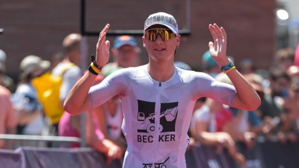 Tyler Smuda is the youngest male triathlete competing at the 2026 Ironman World Championship.